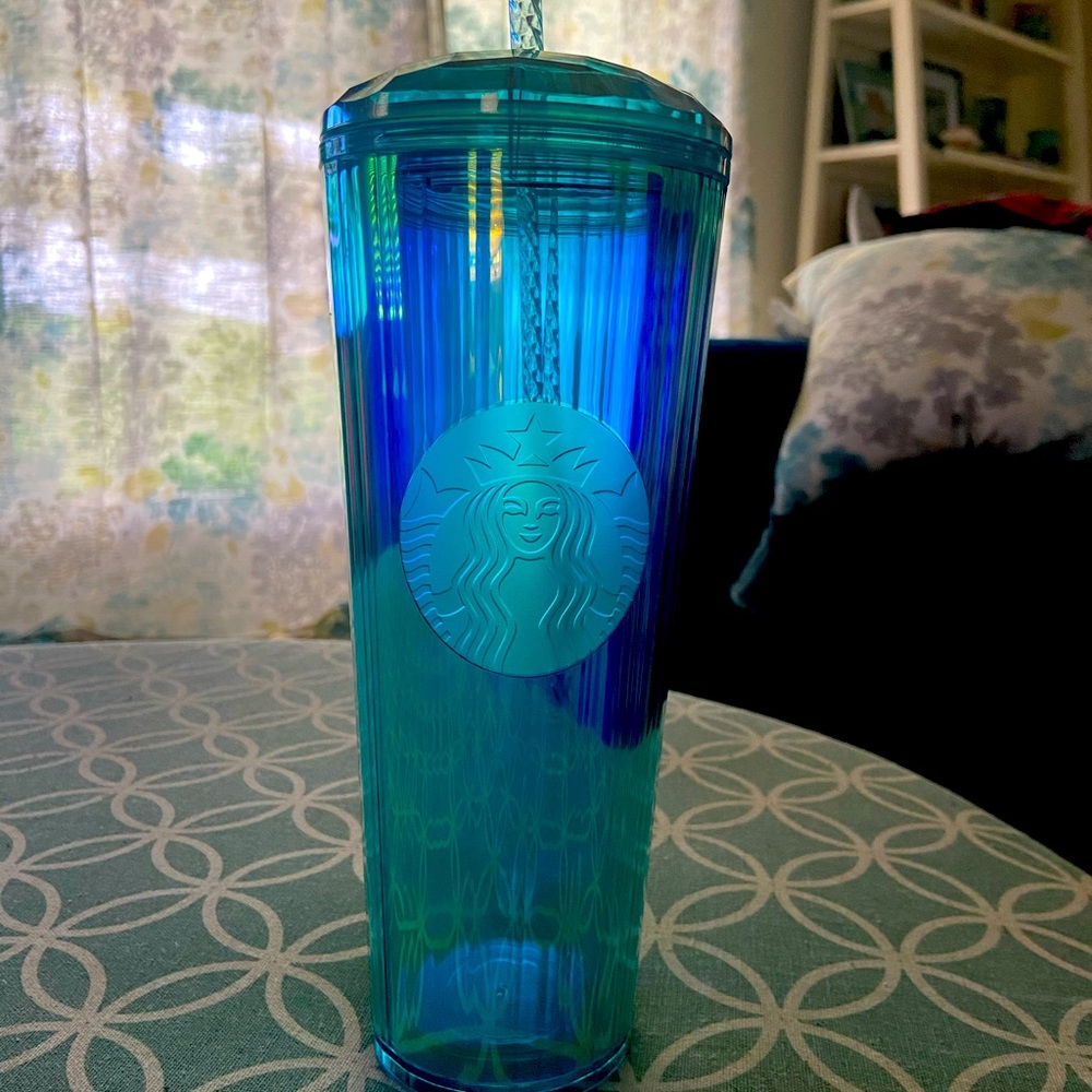 Teal Dome Starbucks summer tumbler